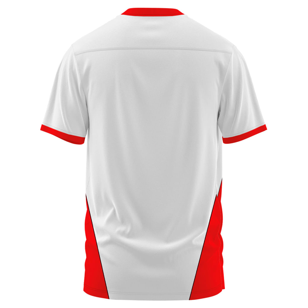 Lotus Camiseta EIN1887-016 INF INTER LAYER BrancoVermelho Polieste1